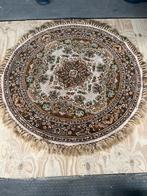 Vintage Rond Tapijt, Ophalen, Gebruikt, 100 tot 150 cm, Wit