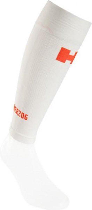 Herzog PRO Compressie tubes Wit size: 4 short NIEUW, Sport en Fitness, Loopsport en Atletiek, Nieuw, Kleding, Overige merken, Ophalen of Verzenden
