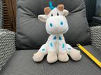 Nieuwe zgan goraffe knuffel wit blauw beige 25cm, Ophalen, Nieuw, Overige typen