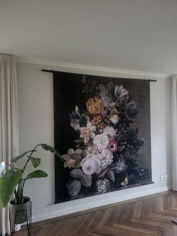 Wandkleed groen zo goed als nieuw 