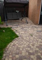 Sierbestrating, mix van verschillende maten, Mediteraans, Tuin en Terras, Gebruikt, Klinkers, Ophalen of Verzenden, 10 m² of meer