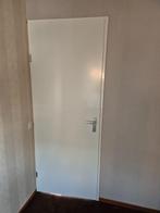 Plaatstaal deurkozijn met binnendeur 78x211, Deurkozijn, Zo goed als nieuw, 150 tot 225 cm, Metaal