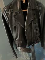 Leren Motor Jack H&M Maat 36, Ophalen of Verzenden, Zo goed als nieuw, Maat 36 (S), Zwart