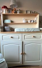 Cottagecore commode - ouderwetse stijl wit met hout, Kinderen en Baby's, Kinderkamer | Commodes en Kasten, Ophalen, Gebruikt, 50 tot 70 cm