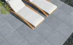 STUNT keramische tuintegels Belgium Light Grey 60x60x2 cm, Ophalen, Nieuw, Keramiek, Terrastegels