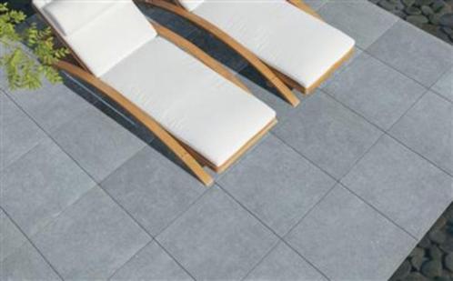 STUNT keramische tuintegels Belgium Light Grey 60x60x2 cm, Tuin en Terras, Tegels en Klinkers, Nieuw, Terrastegels, Keramiek, Ophalen
