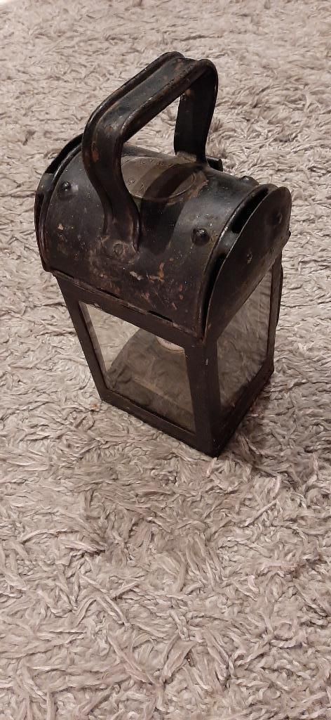 Spoorwegen Sein lamp jaren 30. Kompleet. L.M.S. Railway., Verzamelen, Spoorwegen en Tramwegen, Gebruikt, Overige soorten, Overige typen