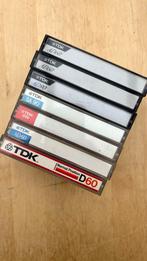Diverse Gebruikte Cassettes - TDK, Cd's en Dvd's, Cassettebandjes, Gebruikt, 2 t/m 25 bandjes, Overige genres, Ophalen of Verzenden