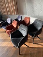 6 eetkamer stoelen, Huis en Inrichting, Ophalen, Zo goed als nieuw, Bruin, Vijf, Zes of meer stoelen