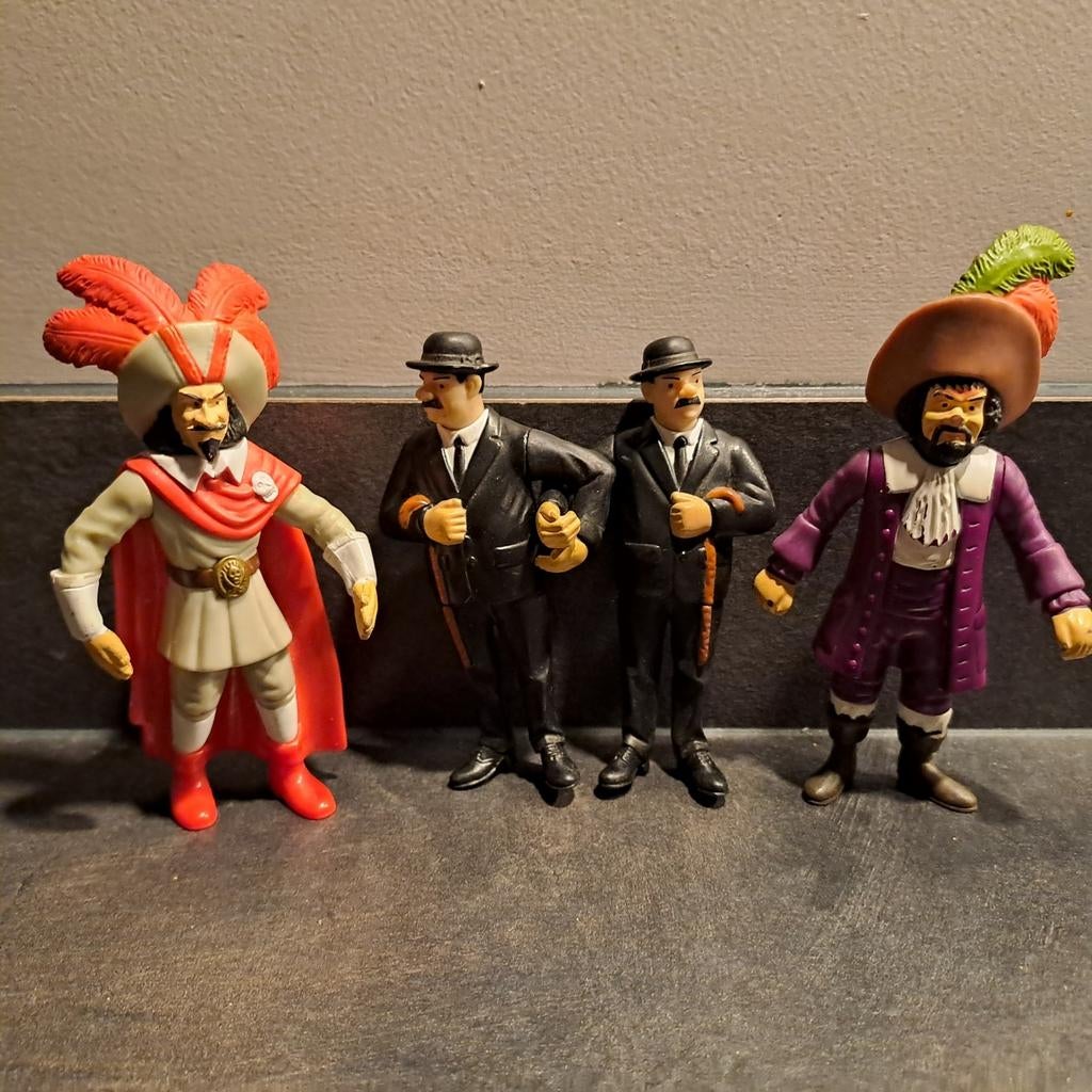 4 Kuifje Figuren, Ophalen of Verzenden, Gebruikt