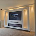 Cinewall op maat – compleet met sfeerhaard vanaf €1250!, 200 cm of meer, Nieuw, Ophalen of Verzenden, 200 cm of meer