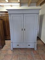 Prachtige Antieke Grenen Kast in de  Krijt Verf, Antiek en Kunst, Ophalen