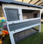 Konijnenhok, Dieren en Toebehoren, Knaagdieren en Konijnen | Hokken en Kooien, Ophalen, 110 cm of meer, Zo goed als nieuw, 90 cm of meer