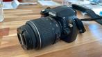 Nikon D60 met Nikon DX 18-55 mm VR lens, Ophalen of Verzenden, Gebruikt, Nikon