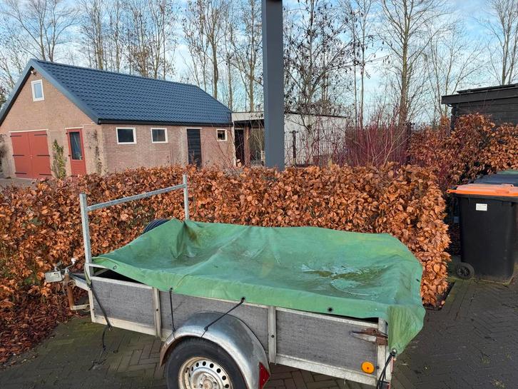 Aanhangwagen 2x1,3 meter, Auto diversen, Aanhangers en Bagagewagens, Gebruikt, Ophalen