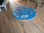 Salontafel | Oud Scheeps haspel 100cm, Ophalen, Rond, Zo goed als nieuw, Minder dan 50 cm
