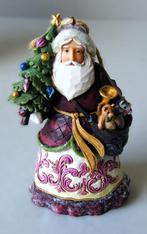 JIm Shore hanging ornament Victorian Santa with tree, Ophalen of Verzenden, Zo goed als nieuw, Overige typen