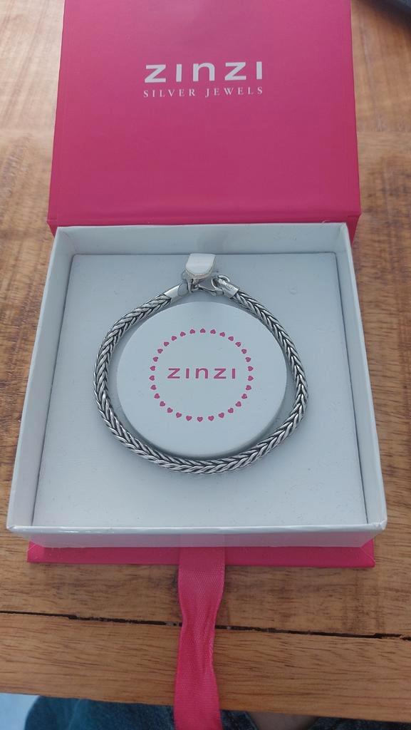 NIEUW!! Zinzi zilveren armband vossenstaart, Sieraden, Tassen en Uiterlijk, Horloges | Dames, Nieuw, Overige merken, Zilver, Staal
