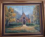 Schilderij "Kapel de Horst Schoten" van W.Mertens  olieverf., Ophalen