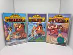 Disney the Lion King Timon & Pumba 3x VHS Videoband, Tekenfilm, Alle leeftijden, Ophalen of Verzenden, Zo goed als nieuw
