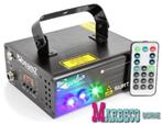 Laser effect Surtur II Double, RG Gobo DMX IRC 3W Blue LED