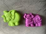 Bakvorm koe en olifant, Ophalen of Verzenden, Zo goed als nieuw, Taarten, Bakvorm