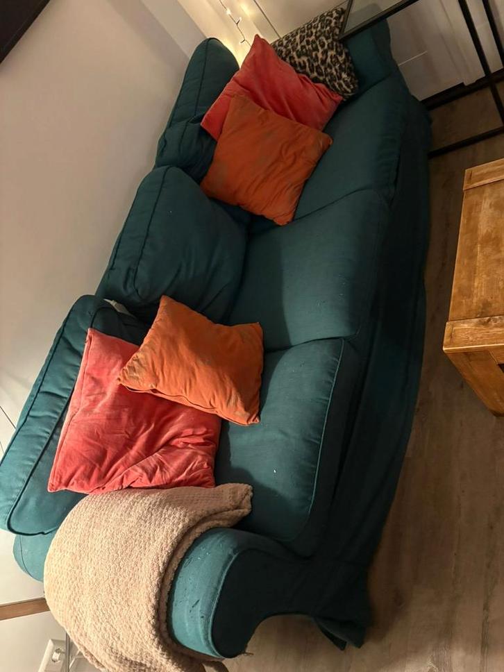 Gratis Ektorp bank, Huis en Inrichting, Banken | Sofa's en Chaises Longues, Gebruikt, Tweepersoons, 200 tot 250 cm, 75 tot 100 cm
