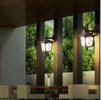 2x Klassieke LED Hangende Wandlampen Voor Buiten SMD LED E27, Huis en Inrichting, Nieuw, Kunststof, Ophalen of Verzenden