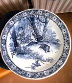 Delfts blauw bord by Boch alsmede een ander bord, Verzamelen, Merken en Reclamevoorwerpen, Ophalen, Nieuw, Overige typen