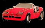 BMW Z 1 pin- rood emaille, Verzenden, Nieuw, Transport, Speldje of Pin