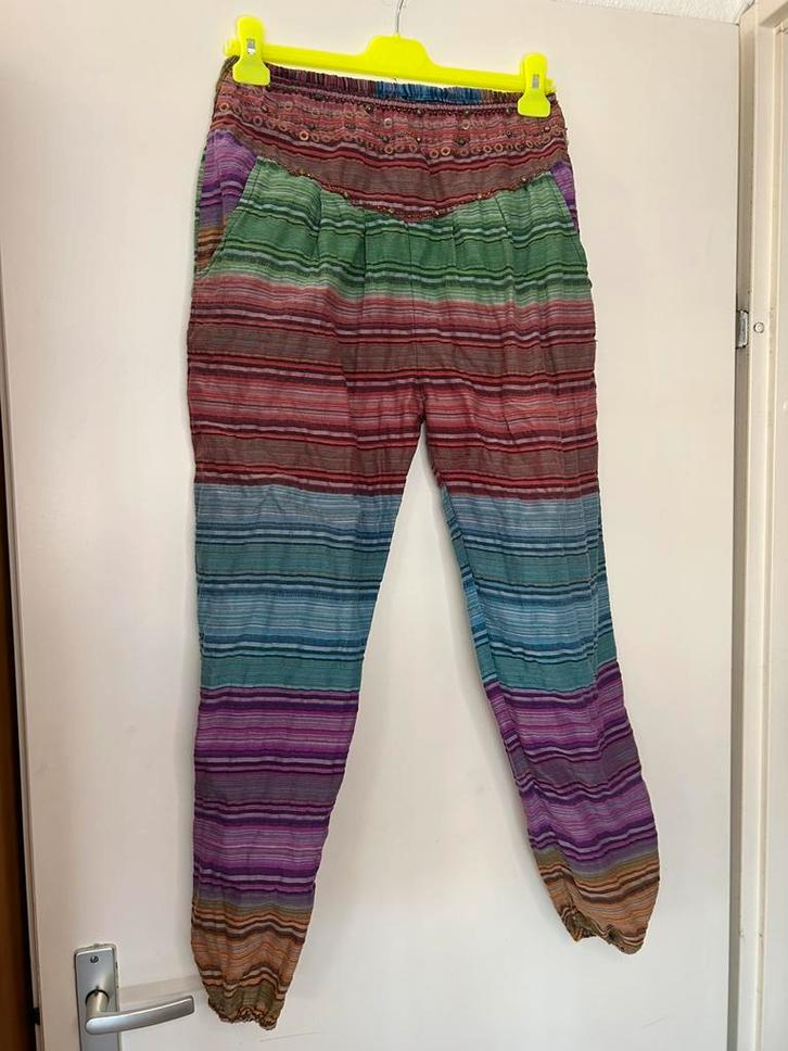 Dames harem broek universele maat, Kleding | Dames, Broeken en Pantalons, Gedragen, Maat 38/40 (M), Blauw, Lang, Ophalen of Verzenden