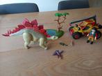 Playmobil Dino's Avonturiers buggy met Stegosaurus - 9432, Kinderen en Baby's, Speelgoed | Playmobil, Ophalen of Verzenden, Zo goed als nieuw
