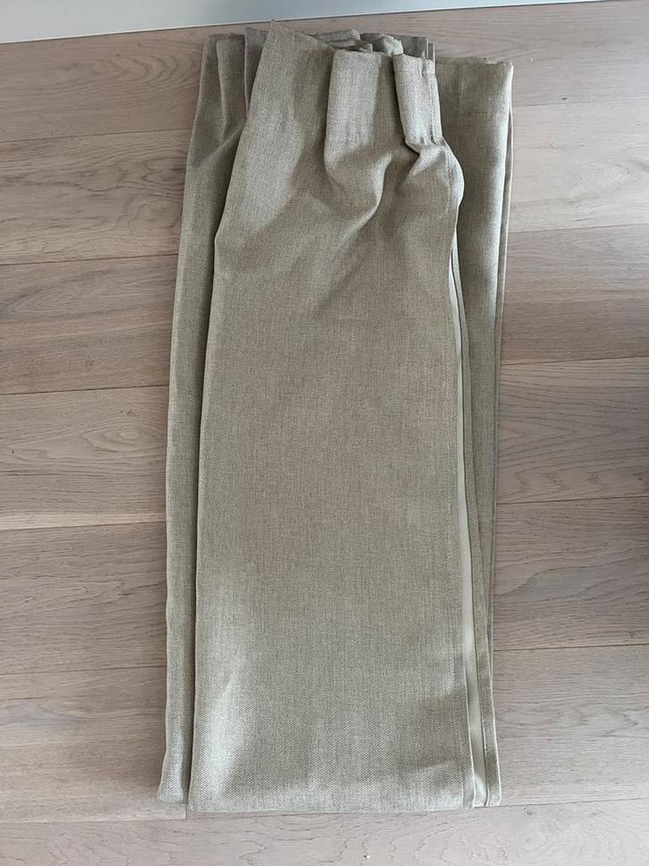 IKEA Annakasja gordijnen beige, Huis en Inrichting, Stoffering | Gordijnen en Lamellen, Zo goed als nieuw, 200 cm of meer, 100 tot 150 cm