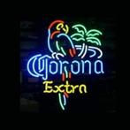 Corona extra papegaai neon licht reclame bier cafe bar neons, Neon, Lichtbak of (neon) lamp, Nieuw, Ophalen of Verzenden