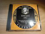 Stan Getz 1951 Cd, Cd's en Dvd's, Cd's | Jazz en Blues, Ophalen of Verzenden, 1940 tot 1960, Gebruikt, Jazz