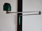 Vintage wandlamp met zwekarm jaren 70 groen, Ophalen of Verzenden, Gebruikt, Metaal