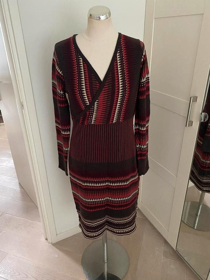 Not The Same Jurk - Maat 38/40 (M), Kleding | Dames, Jurken, Gedragen, Maat 38/40 (M), Bruin, Boven de knie, Ophalen of Verzenden