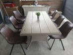 Tafel met 6 stoelen, Ophalen, Zo goed als nieuw