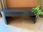 Mooie ijzeren zwarte lage side tafel/ dressoir, Ophalen, Gebruikt, 25 tot 50 cm, Rechthoekig