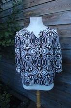 Tuniek ecru/ rood/ bruin Antik Batik mt M/40 Vaste prijs AAN, Maat 38/40 (M), Ophalen of Verzenden, Zo goed als nieuw, Rood