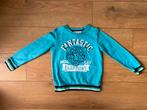 Orange Stars leuke blauwe sweater met tijgerkop maat 128, Gebruikt, Trui of Vest, Ophalen of Verzenden, Jongen