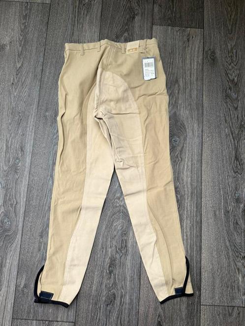 Mooie paardijbroek met leer - nieuw met prijskaartje, Dieren en Toebehoren, Paardrijkleding, Nieuw, Dames, Dressuur, Ophalen of Verzenden