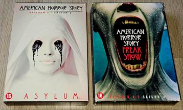 American Horror Story Seizoen 2 & 4 - 8 DVDs beschikbaar voor biedingen