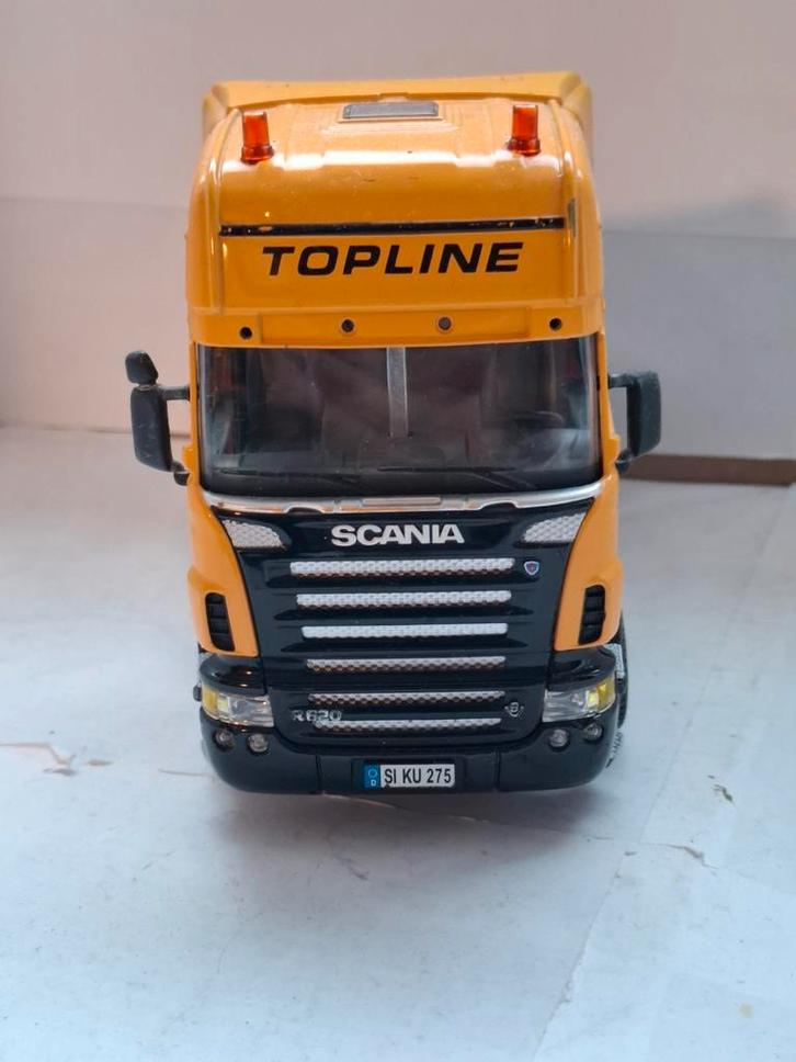 Siku 3295 Scania met Dieplader., Hobby en Vrije tijd, Modelauto's | 1:32, Tractor of Landbouw, SIKU, Ophalen of Verzenden
