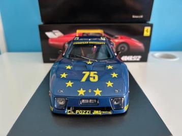 FERRARI 512BBLM ''EUROPEAN UNIVERSITY'' #75 1:18 BBR  beschikbaar voor biedingen