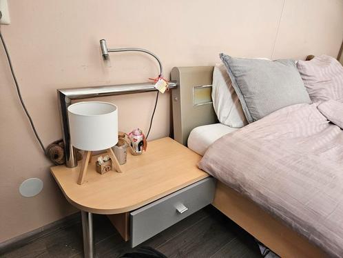 Tweepersoonsbed van 180x210cm inclusief nachtkastjes, Huis en Inrichting, Slaapkamer | Complete slaapkamers, Gebruikt, Tweepersoons