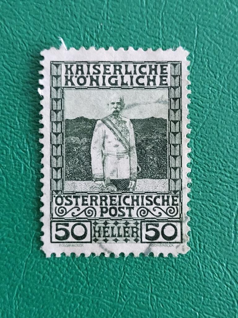 ≥ Oostenrijkse postzegel 50 Heller 1908 — Postzegels | Europa | Oostenrijk  — Marktplaats