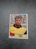 Panini sticker WK 94 USA. Keeper Khalil Azmi Marokko., Verzenden, Zo goed als nieuw, Sticker