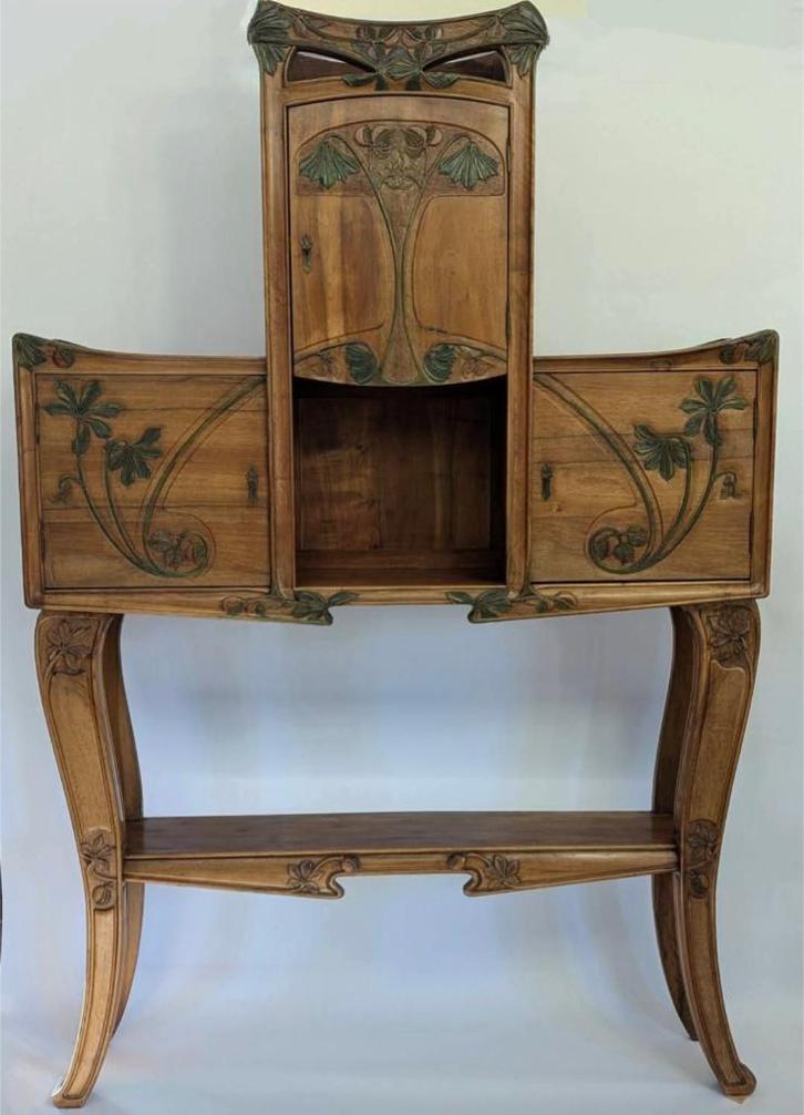 Art nouveau kast Nancy, Antiek en Kunst, Antiek | Meubels | Kasten, Ophalen of Verzenden