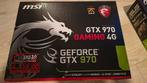 MSI GeForce GTX 970 GAMING 4G aangeboden, Computers en Software, Videokaarten, Ophalen, Gebruikt, GDDR5, Nvidia